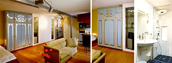 Interior views of Paris Apartment