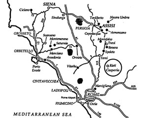 Tuscany map