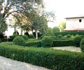 Tuscan villa gardens