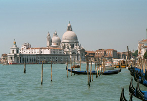 Venice gondolas