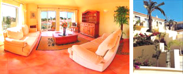 Algarve townhouse interior and exterior