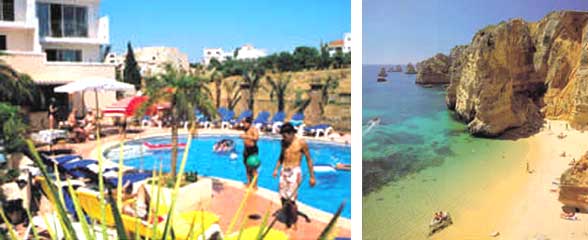 Algarve pool and beach