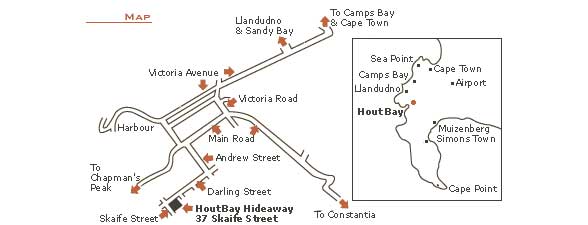South Africa Cape Town Map