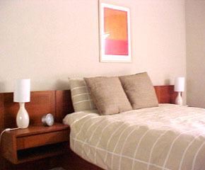 vacation rental guest bedroom