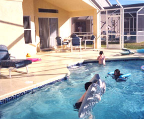 Private pool area