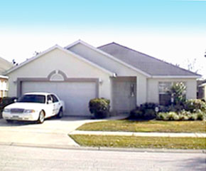 Front of Florida villa