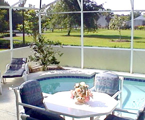 Private Villa pool area
