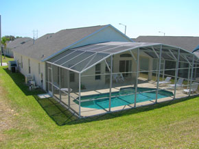 Rear of Villa